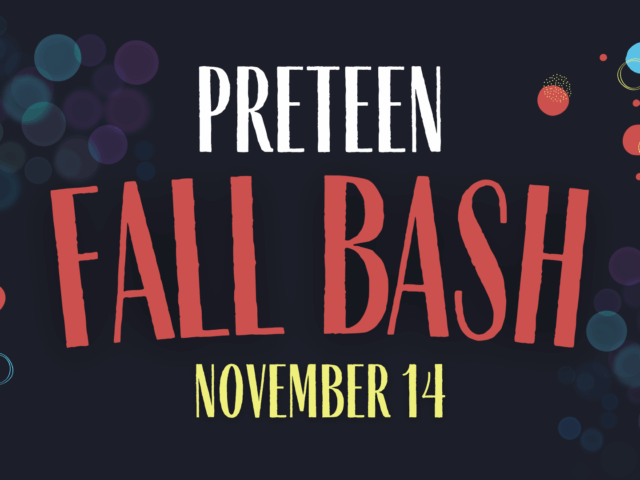 Preteen Fall Bash